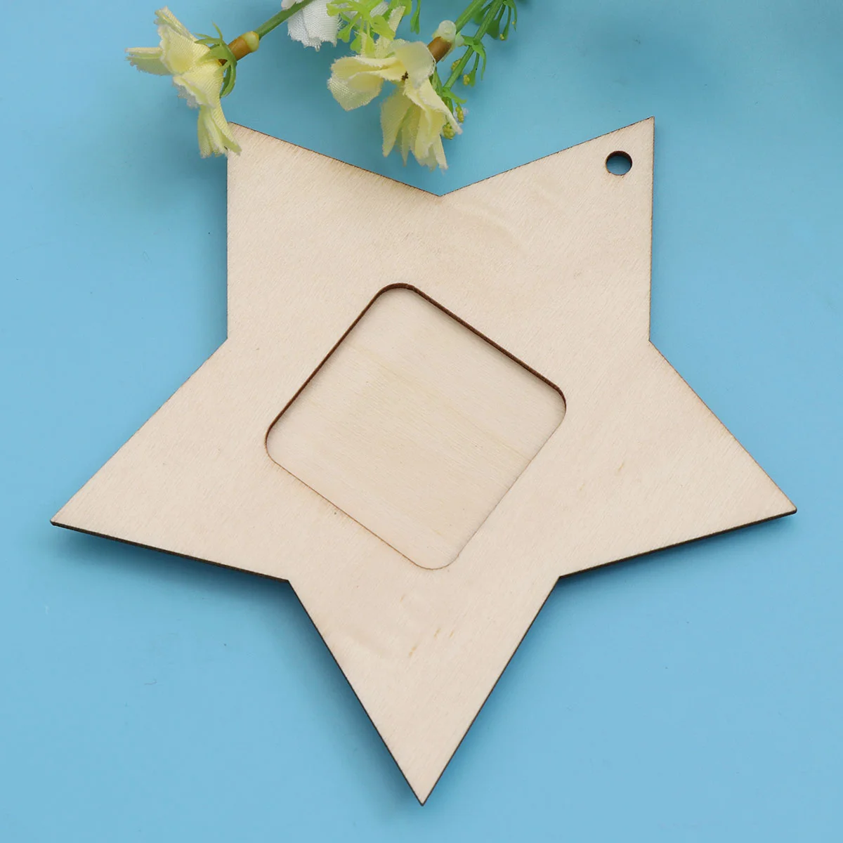 

10 PC Branch Photo Frame Holder Wood Picture Frames DIY Wall Bracket Hollow Out