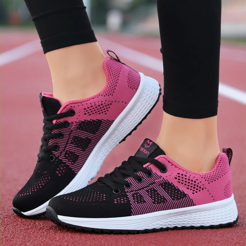 2023 Women Sport Shoes Fashion Platform Sneakers Ladies Spring Winter Flats Running Shoes Woman