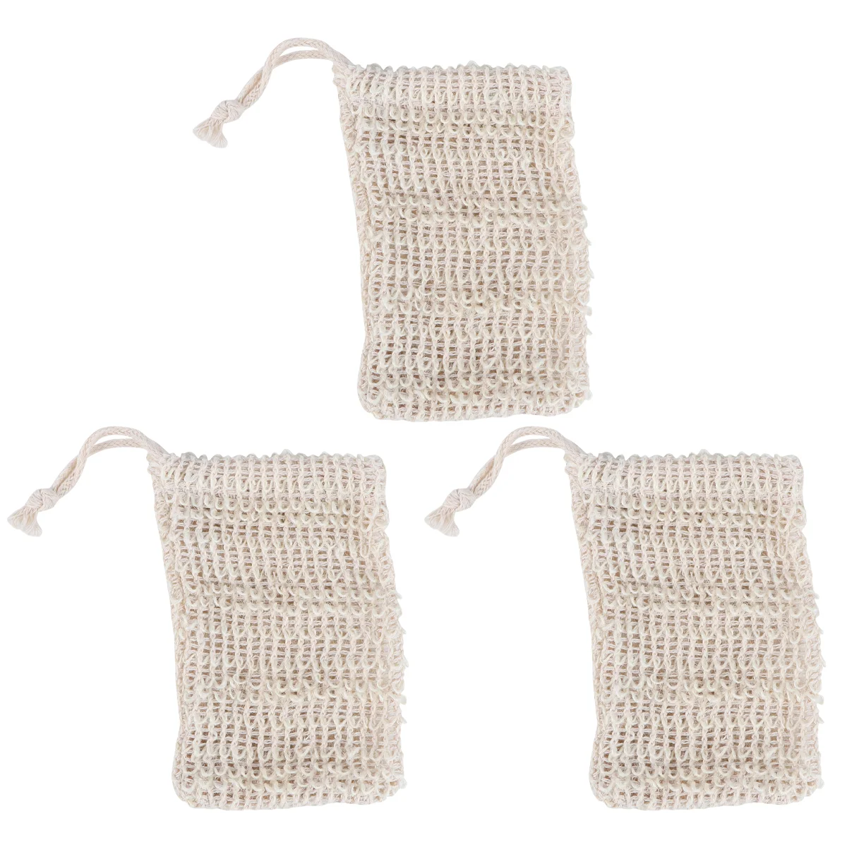 

3 Pcs Soap Saver Bag Sack Natural Sack Soap Pouch Sachet Soap Pouch Soap Sponge Bag