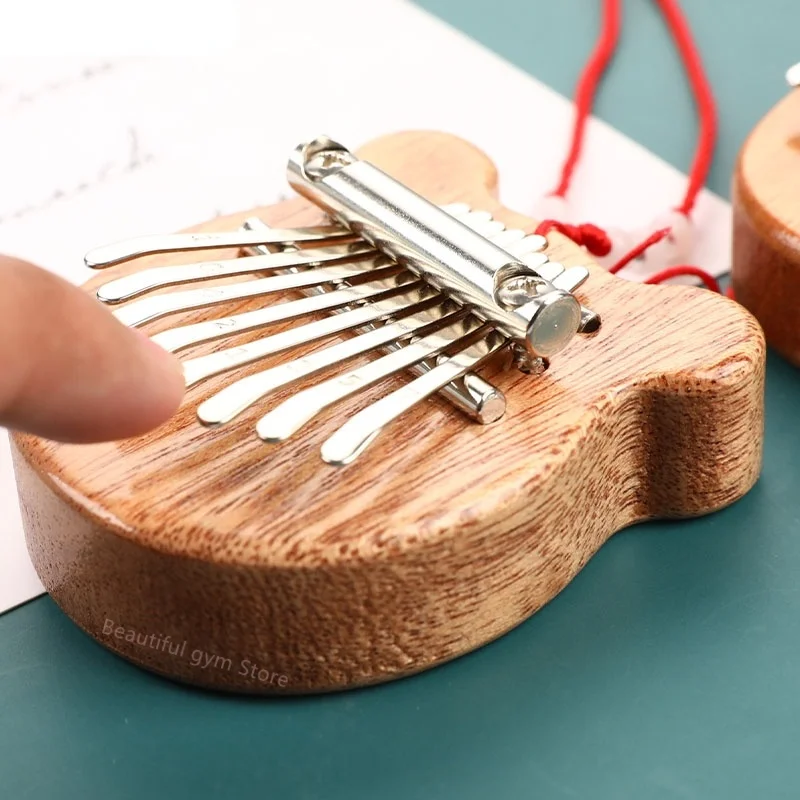 Мини-пианино для большого пальца Kalimba 8 клавиш Деревянное пианино детский подарок