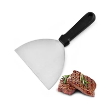 kitchen stainless steel semicircle cooking shovel plastic handle pancakes spatula pizza server home kitchen utensils