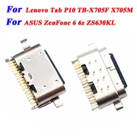 1 5pcs type c micro usb charging dock connector for lenovo tab p10 tb x705f x705masus zenfone 6 6z zs630kl charger plug port