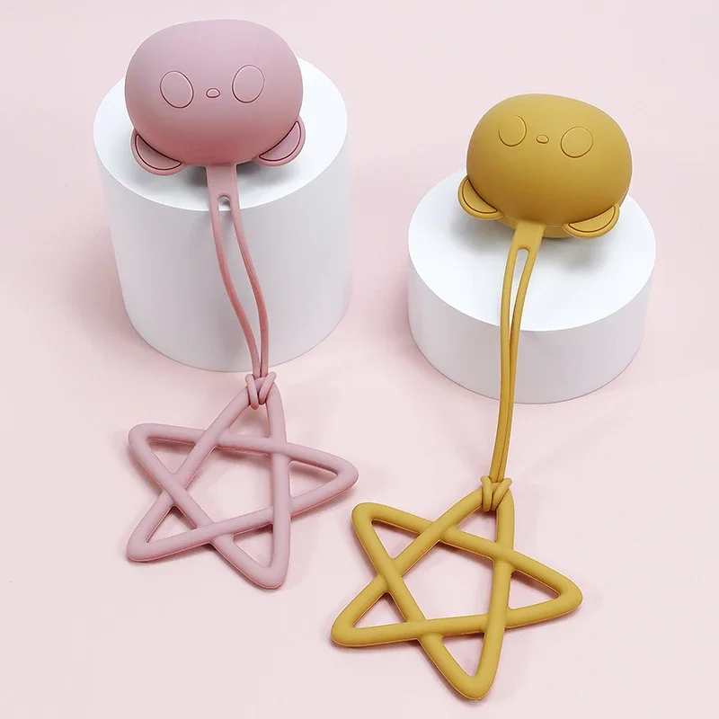 Мягкий силиконовый прорезыватель для детей в форме звезды игрушка ухода за
