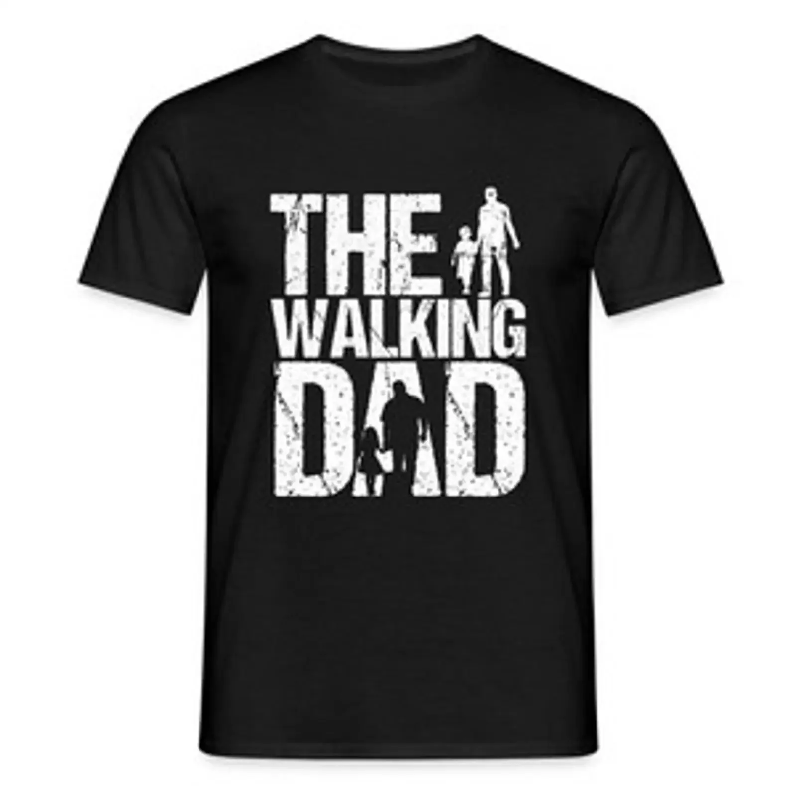 Фото Футболка The Walking Dad Vatertag для мужчин, винтажная, с эффектом потертости, удобная, стильная, дышащая, для повседневной носки, универсальная, модная. №1