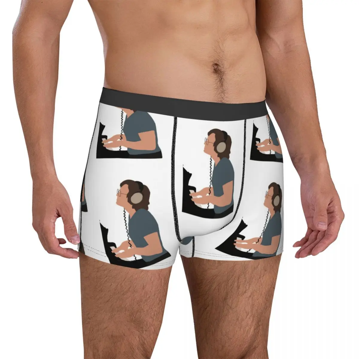 

Vintage Rocketman Elton John Music Underwear Songwriter listen to emotion fanart Males Boxer Brief Elastic Boxer Shorts Gift