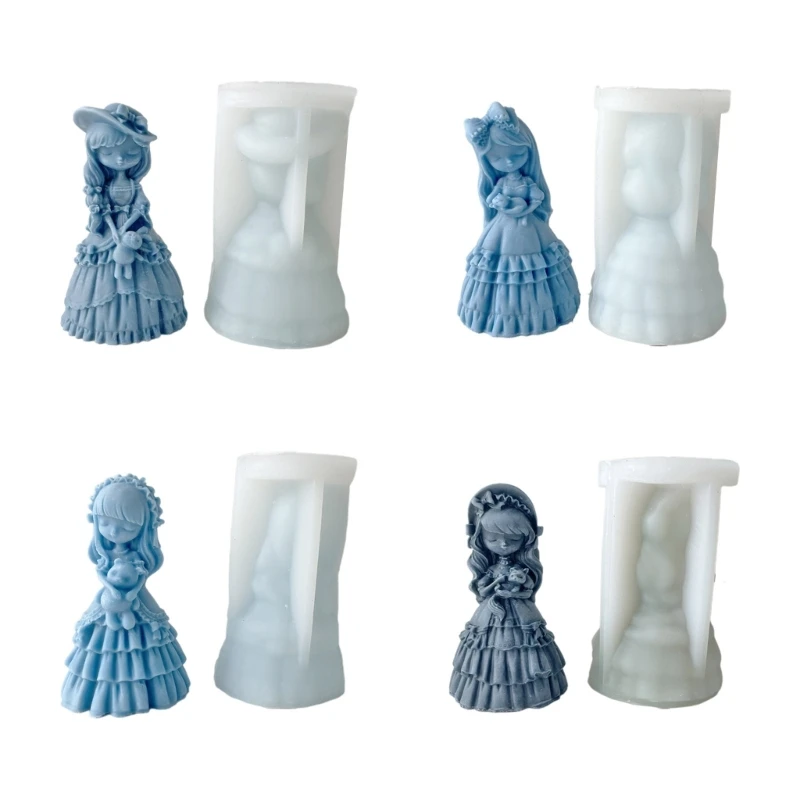 

Формочки Для ароматизированных свечей, форма для девушек из эпоксидной смолы для самостоятельного изготовления ароматических и гипсовых с...