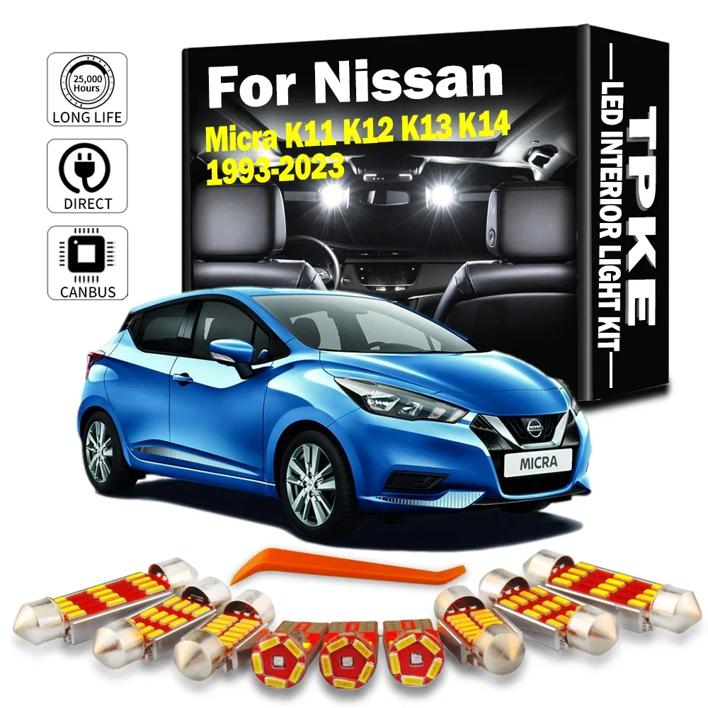 TPKE Φ интерьерный комплект для Nissan Micra K11 K12 K13 K14 1993- 2018 2019 2020 2021 2022 Canbus