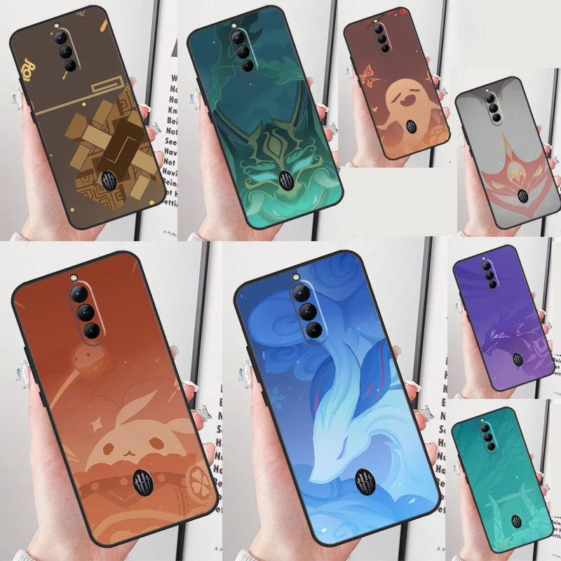 Игровой чехол Genshin Impact для Red Magic 9 10 Pro Plus 8 7 6 5G 5S 6R RedMagic 10S 8S 7S 9S Cover