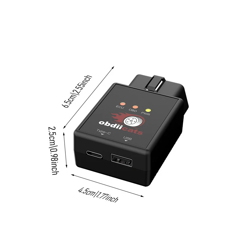 OBD 2IN1 экономия топлива с чипом быстрого зарядного устройства коробка для