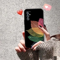 flowers and leaves phone case for samsung m31 m51 m32 m20 m12 m31s m30s m31 m11 m10 m22 m52 5g m30 7t1z mirror ultra holder