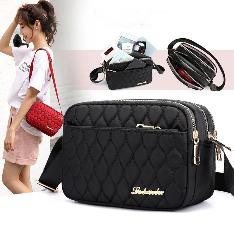 New Balloon Mobile Crossbody Bags For Women Fashion Women Shoulder Bag Cell Phone Pouch With Headphone Plug 3 Layer Wallet