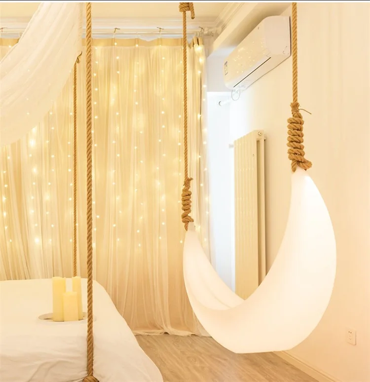 Светящийся лунный стул уличное украшение для двора Ландшафтная напольная