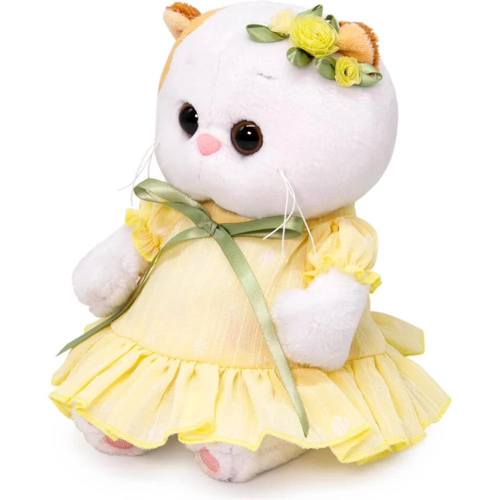 Мягкая игрушка Budi Basa Basik & Co Кошечка Ли-Ли BABY в платье из шифона 20 см