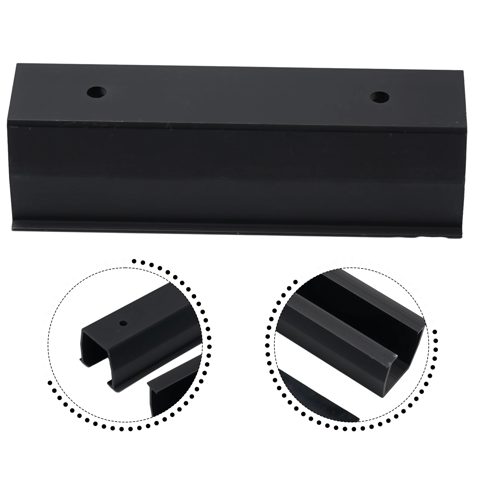 Черный кронштейн для солнечного модуля 120 мм монтажная система солнечной энергии