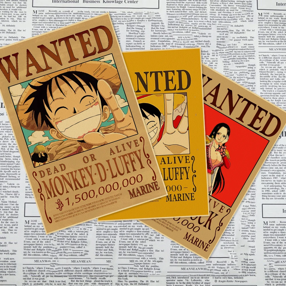 Принты цельный плакат Art Monkey D. Luffy живопись винтажная роспись Vinsmoke Sanji Декор
