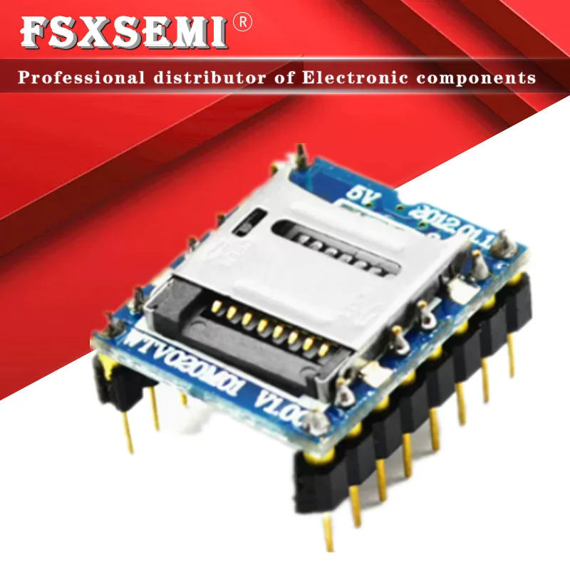 WTV020 WTV020-SD Mini SD Card MP3 Sound Module для PIC WTV020SD-20SS