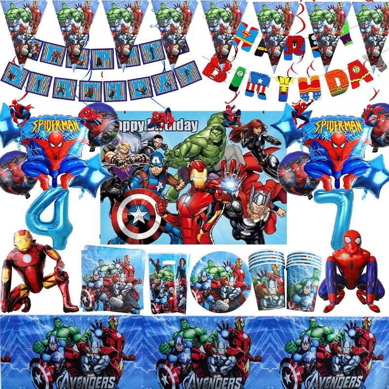 Детские салфетки Marvel «мстители» на день рождения