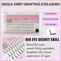 handmade soft single cluster comfortable grafted eyelashes fairy lashes single grafted eyelashes beauty makeup tool