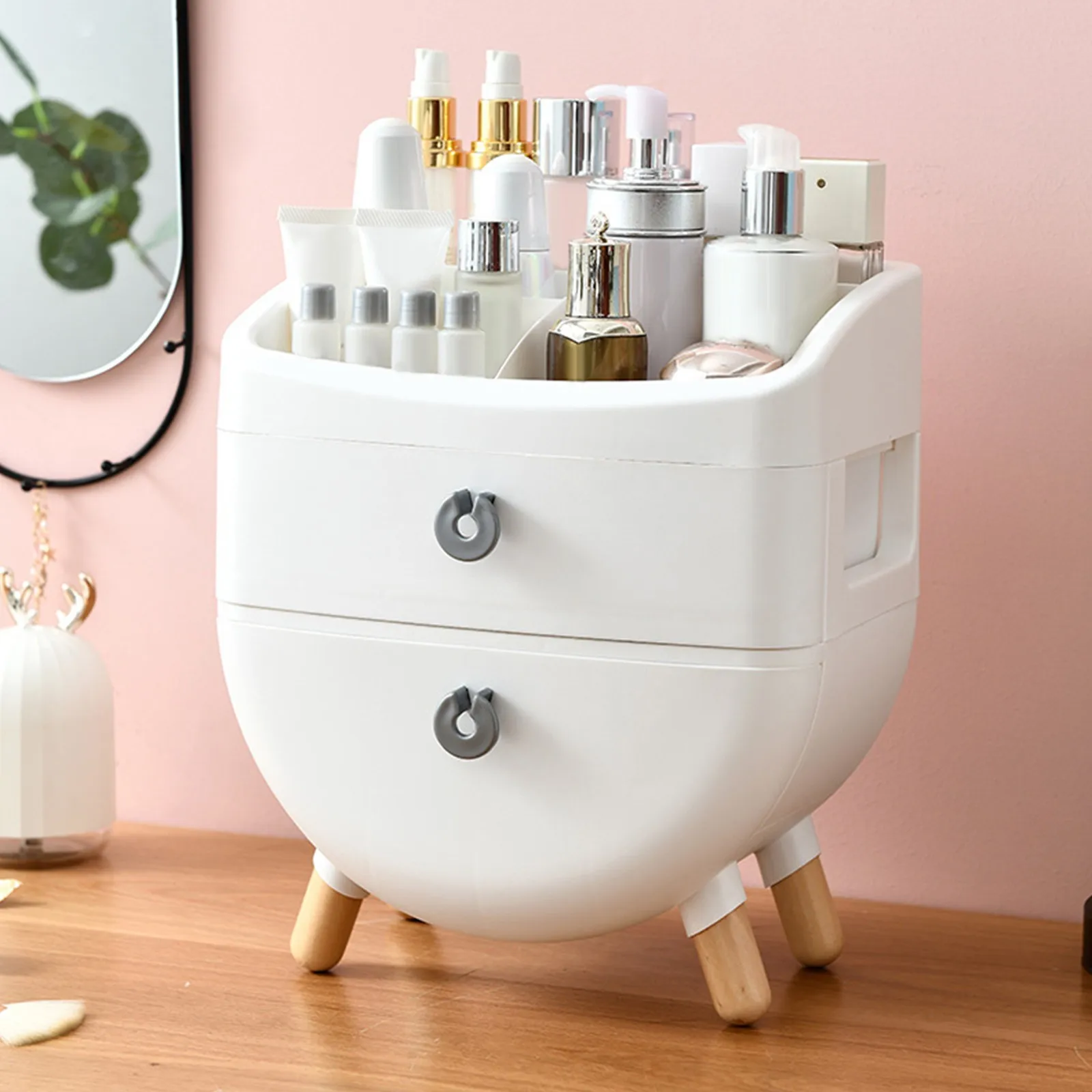 

Коробка для хранения продукта коробка для рабочего стола для ухода за кожей косметические товары для ванной белые Банные полотенца