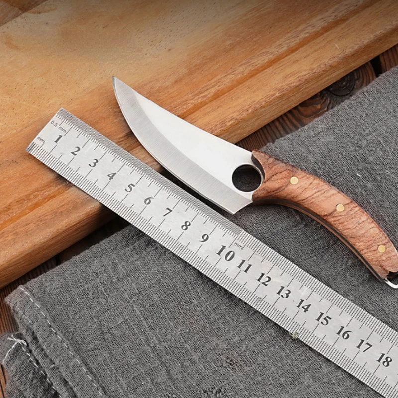 

NEW EDC Forged Boning Knife Pig Beef Sheep Cutting Carving Fishing Hunting Knife Wood Sharp Barbecue Sushi Knife