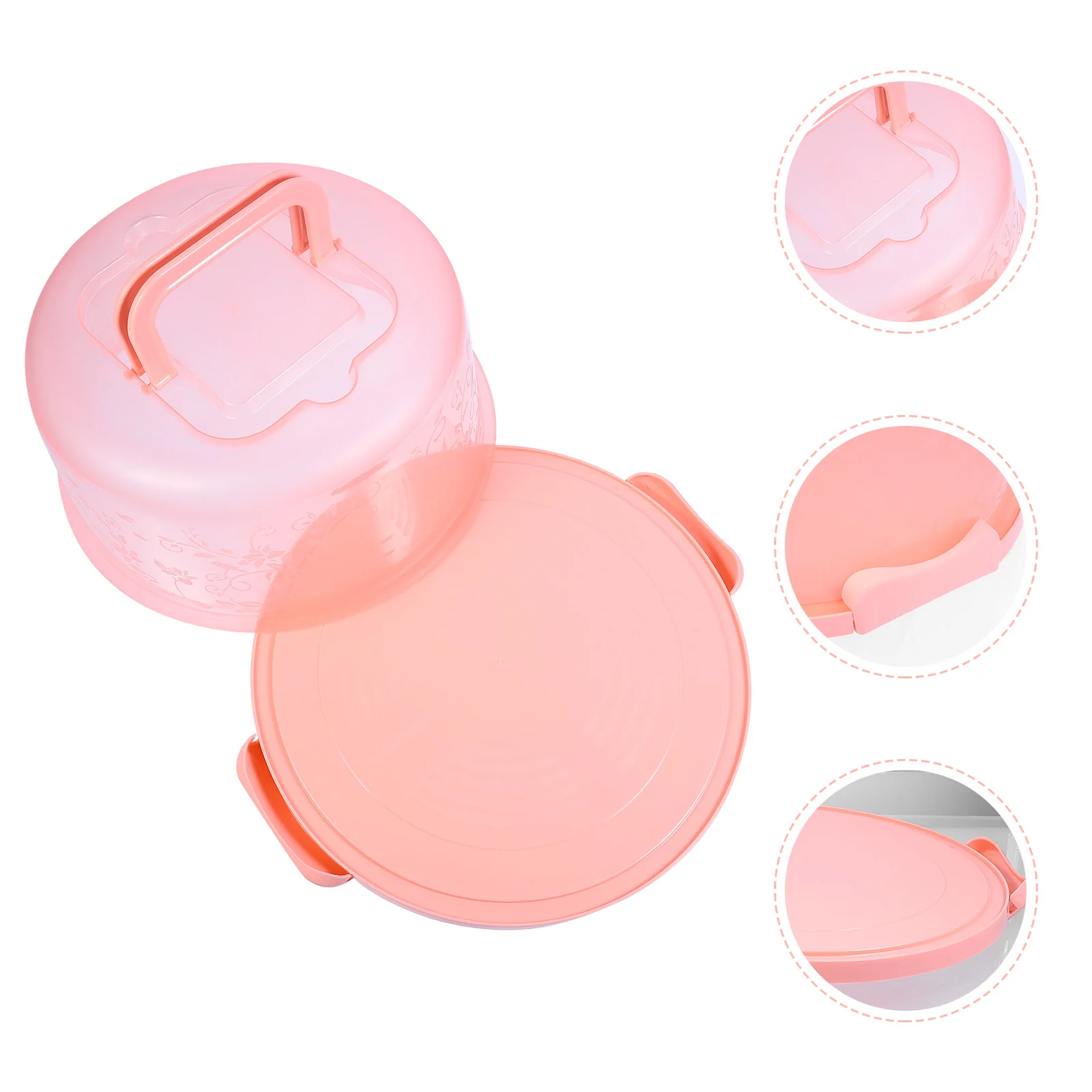 

Cake Cover Holder Dish Carrier Box Round Plate Platter Container Serving Saver Portable Net Slate Cheese Display Cupcake Muffin