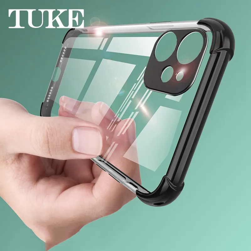 Роскошный противоударный силиконовый чехол с подушкой безопасности для Vivo X50 X60