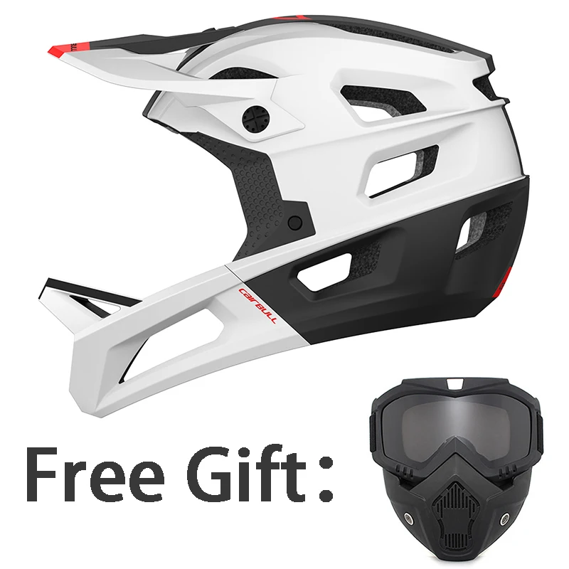

CAIRBULL Full Face Helmet MTB Integrally-molded Adult Mountain Bike BMX Off-Road Safety Helmet