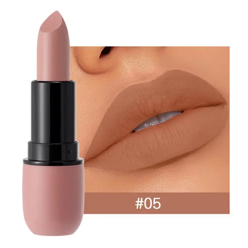 

2/3/4PCS Velvet Matte Lipstick Waterproof Non-stick Cup Lipstick Soft Fog Lip Gloss Cosmetics Moisture Lipstick Red Lip Tint