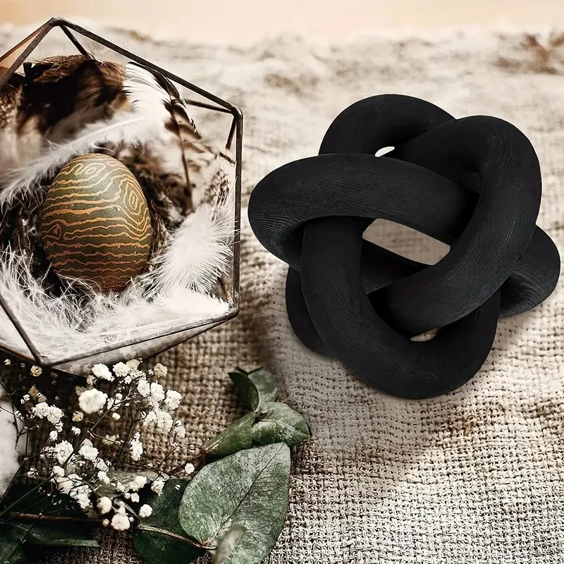 Современный стиль деревянное звено цепи декоративный сосновый узел для дома