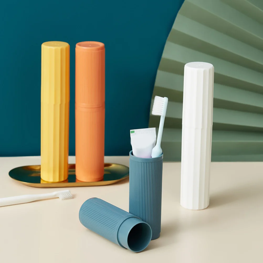 4 шт. коробка для хранения чашка полоскания рта дорожный органайзер зубных щеток
