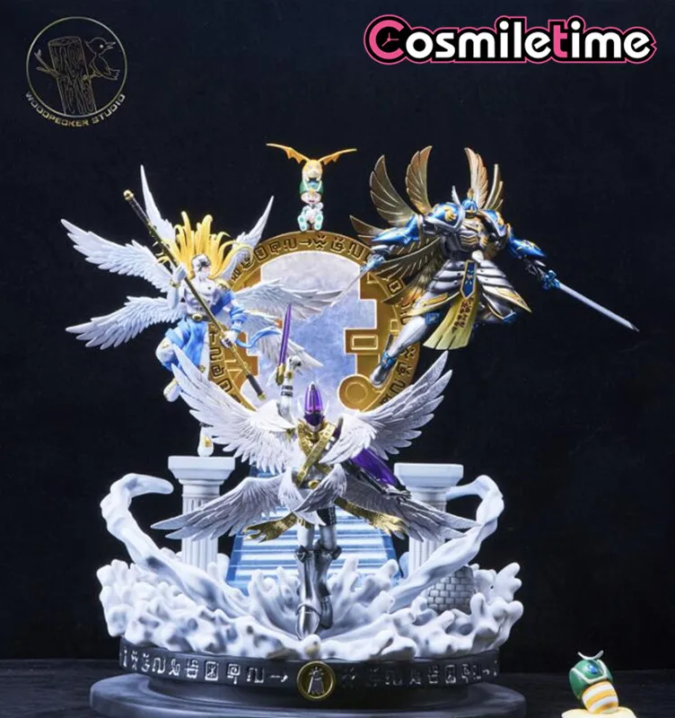 

WPS Woodpecker Stuido Digimon Цифровой Монстр, ангэмон серапимон, святой ангэмон, детские игрушки, аниме фигурки