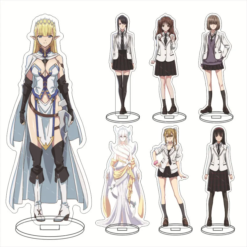 15 см аниме Hazure Waku no de Saikyō ni Natta Ore ga Subete wo Jurin Suru made акриловый брелок для ключей