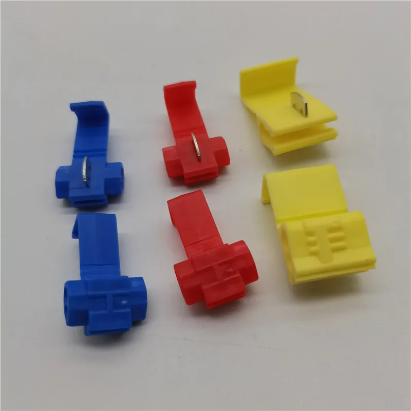 

10pcs 0.5-1.5mm2 0.75-2.25 4.0-6.0 mm2 mm2 locking wire insulation quick connector terminal auto cable connector crimping clip