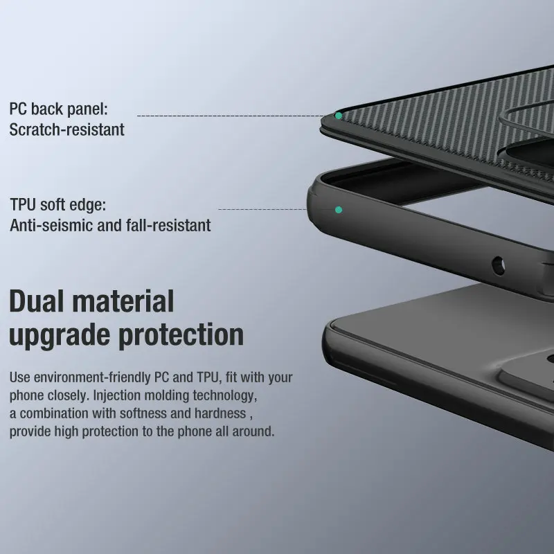 Чехол для Samsung Galaxy A53 A73 5G Case NILLKIN Frosted Shield PRO + Жесткая задняя крышка защитный чехол