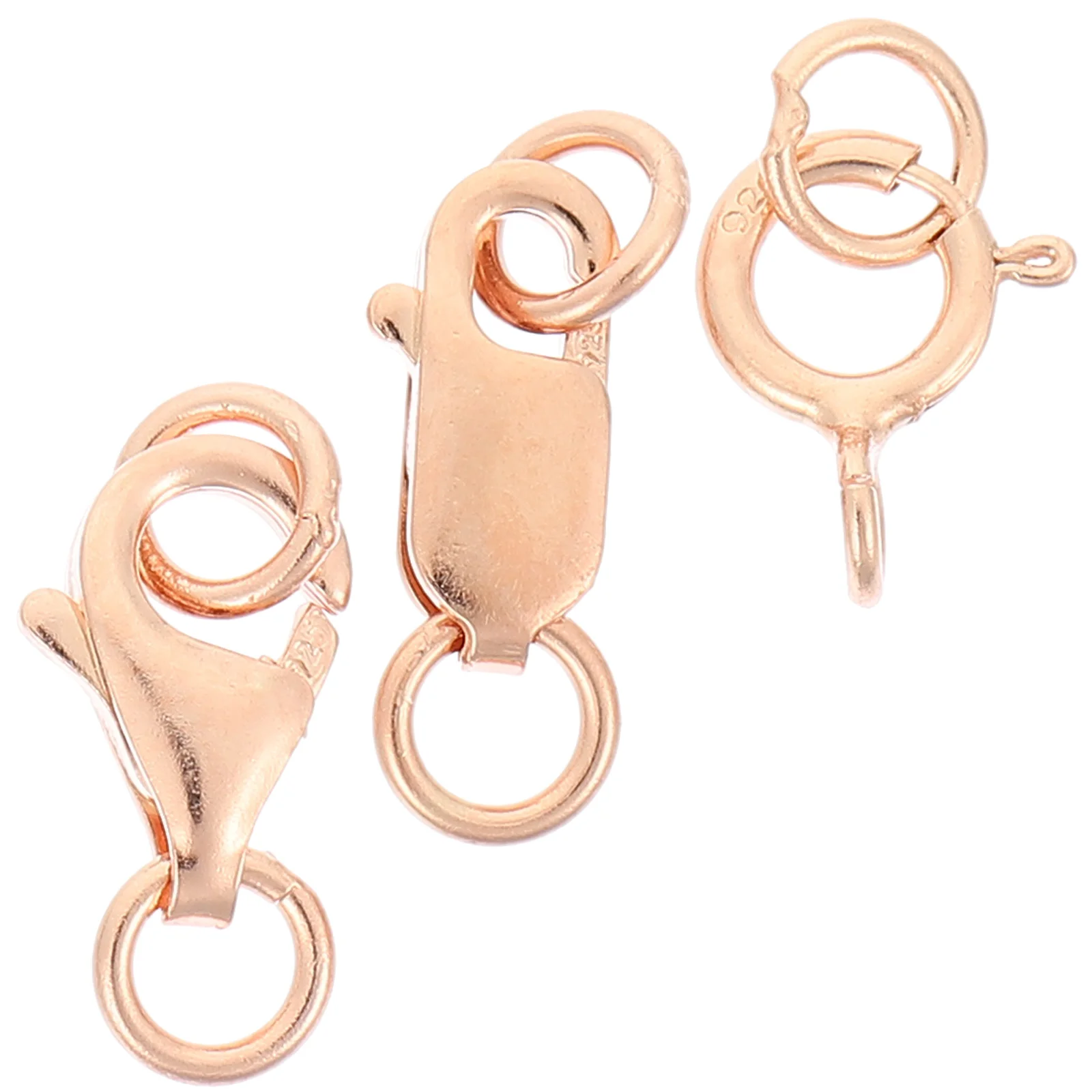 

3pcs Necklaces Diy Small Lobster Claw Repair Findings Jewelry Findings Kit DIY Necklace Buckles Jewelry Claw Clasps