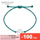 Браслет с серебром Дерево SOKOLOV, 925, Браслеты на руку, Оригинальная продукция