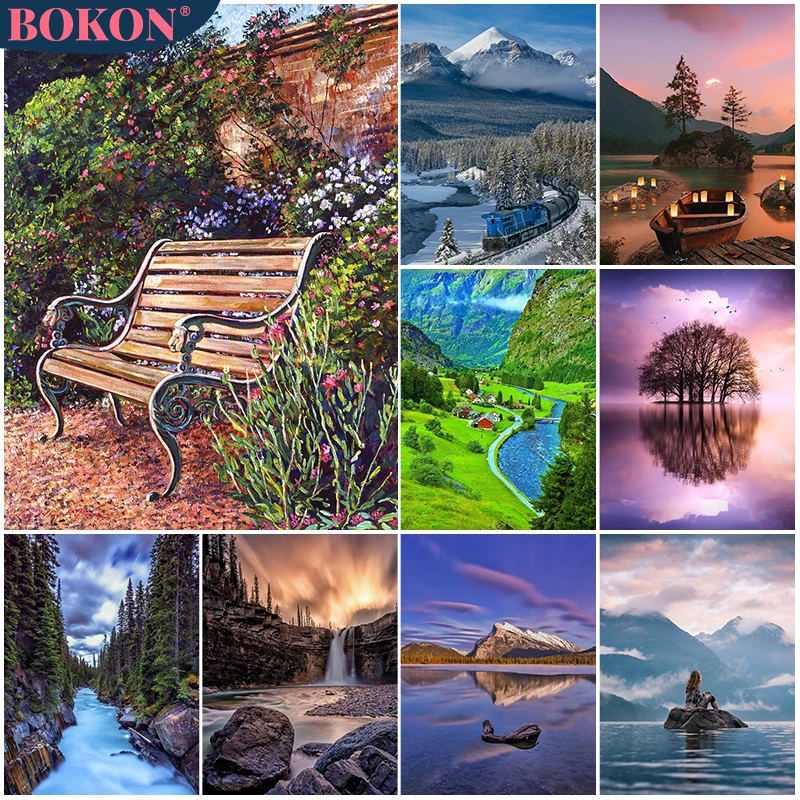 

Алмазная 5D живопись «сделай сам», альпийская Вышивка крестиком, Озерный ландшафт, Набор для вышивки, мозаика, полная комплектация, домашний декор, подарок