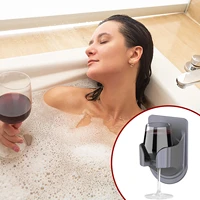 wine shower holder multi functional wall mounted cup holder portable wine glass holder wine bottle and cup holders for almost