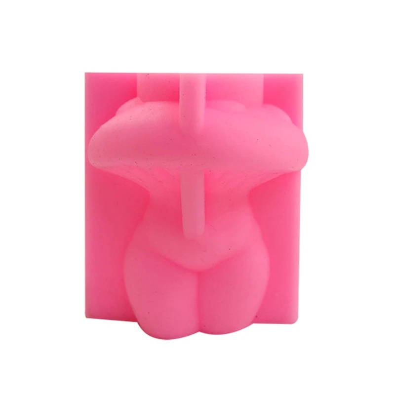 

Silicone Candle Making Mold Body Resin Epoxy Mold DIY Craft Mould Scented Candle Making Molds for Wedding Home Decor 124A