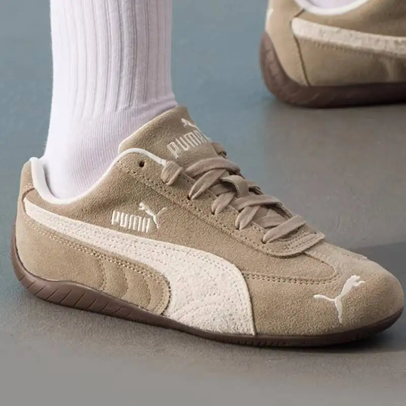 Фото Женские зимние кроссовки PUMA Speedcat Classic Racing Style с тонкой подошвой, повседневные спортивные, 403619-02 №3