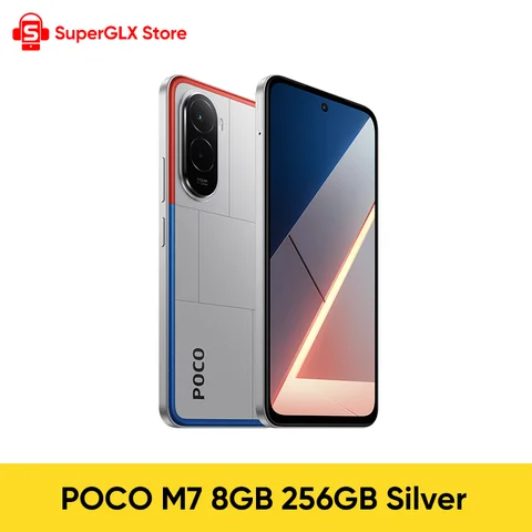 Оригинальный смартфон POCO M7 Global Version Snapdragon 685 6,9 дюйма, 144 Гц, FHD + DotDisplay, 50 МП, 7000 мАч, 33 Вт, быстрая зарядка, NFC