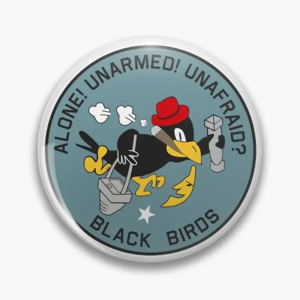 

Значок на булавке с черными птицами, без оружия, на заказ