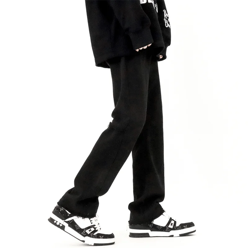 Summer Baggy Jeans Men Fashion Vintage Straight Jeans Men Japanese Streetwear Hip-hop Loose Straight Denim Pants Mens Trousers