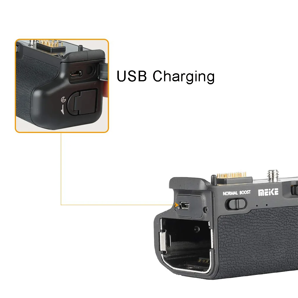 Фото Вертикальный батарейный блок Meike MK-XT3 Pro для камеры Fujifilm Fuji X-T3 XT3 с пультом дистанционного управления 2.4 ГГц №3