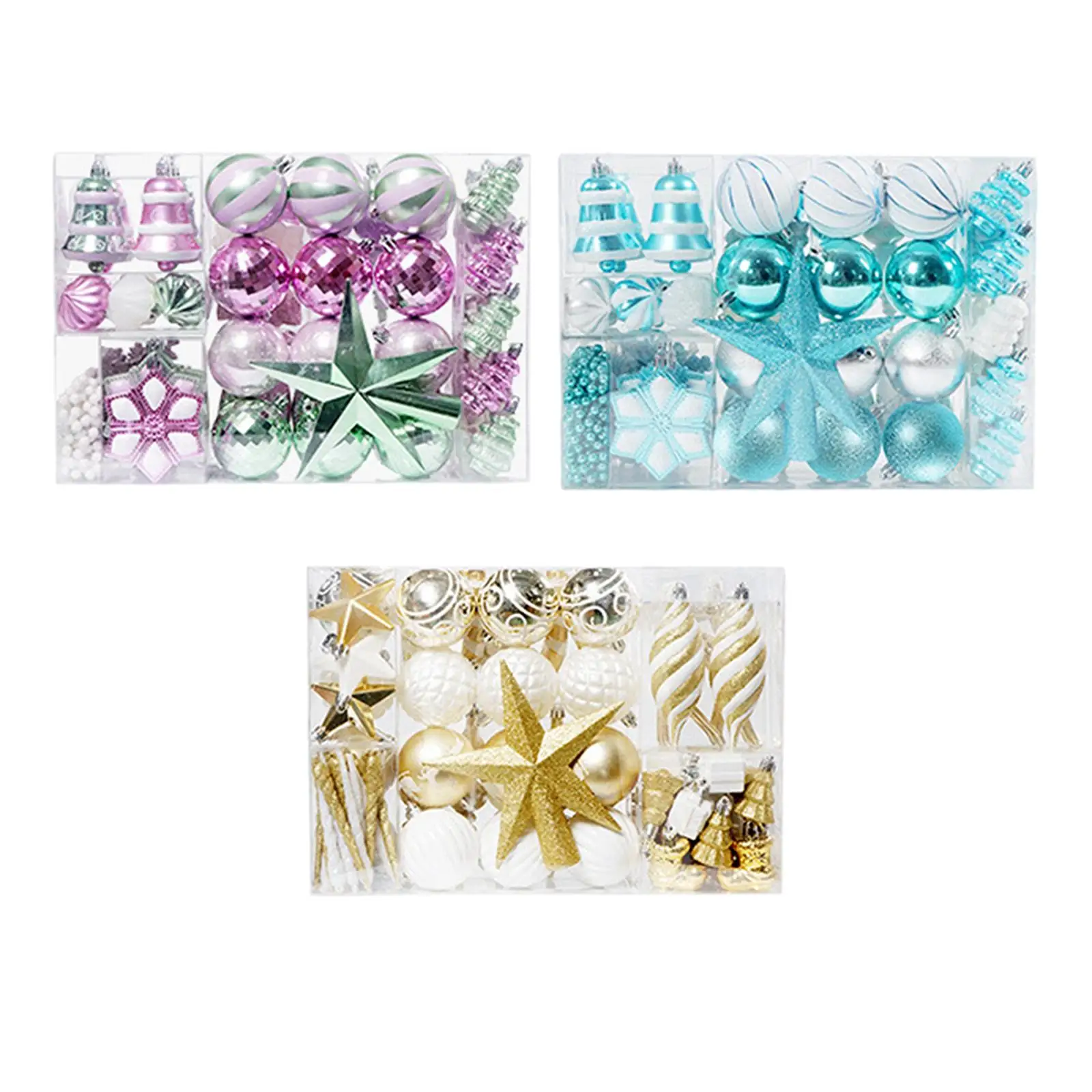 

88 шт., новогодние елочные украшения