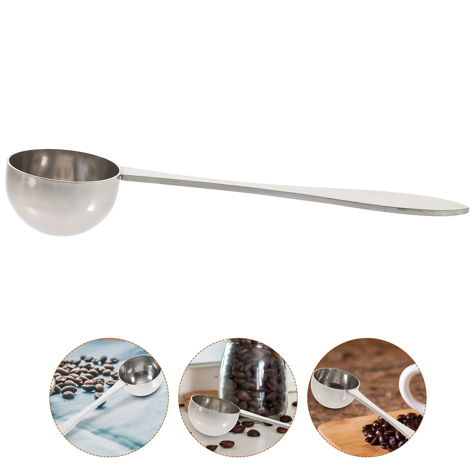 

Measuring Spoon Spoons Scoop Coffee Mini Metal Powderkitchen Teaspoons Salt Measure Steel Stainless Cup Serving Sealing Sugar