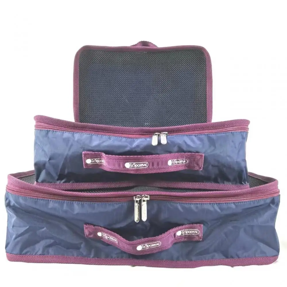 

New Cartoon Woman Bag Fashion Mesh Portable Three Pieces Handbag Travel Clothes Bag Large Capacity Storage Bag Holiday Gift