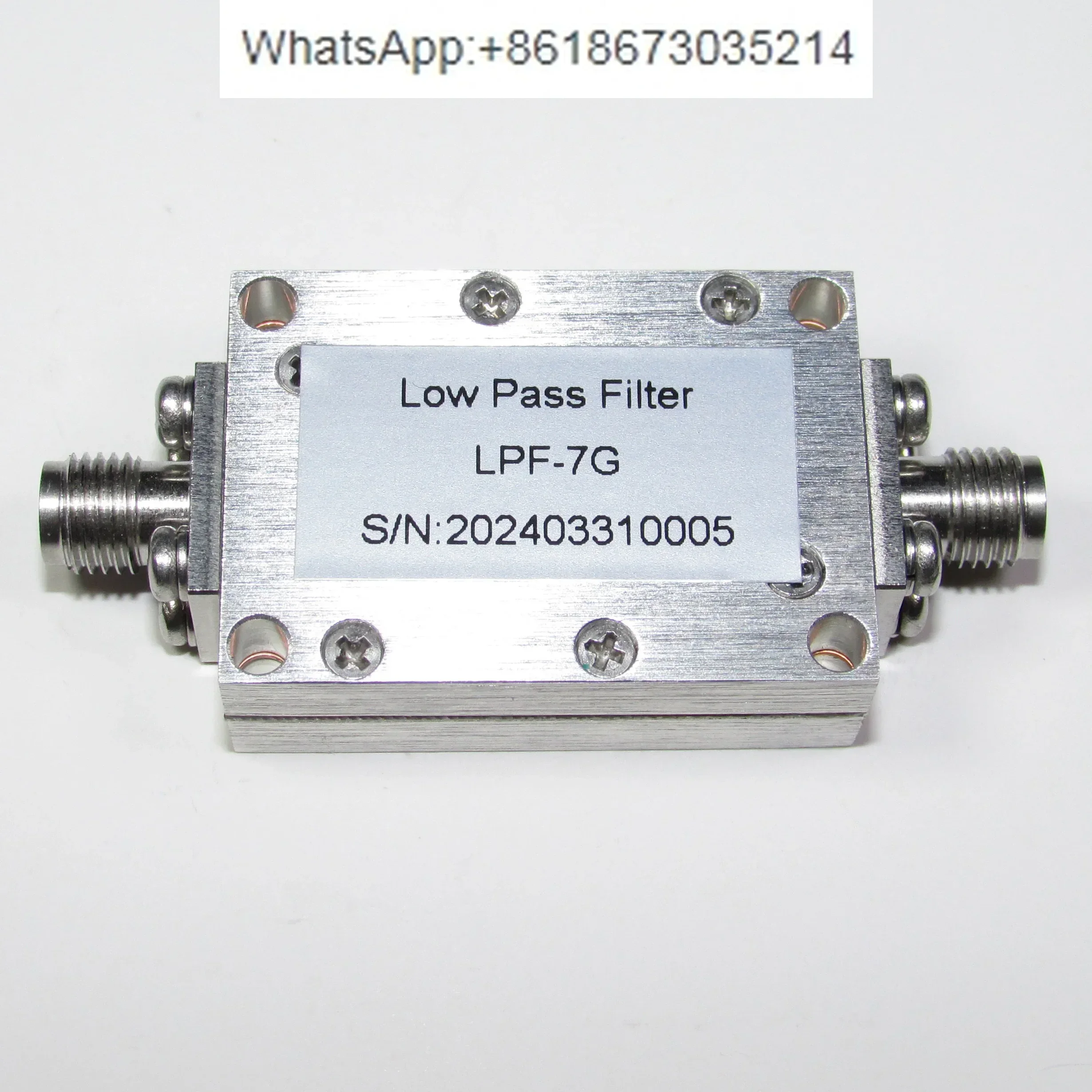 LPF-7G DC-7GHz 15W SMA RF Микроволновый коаксиальный фильтр нижних частот