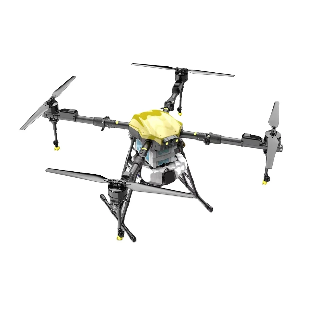New 4-axis release agriculture spray drone frame quick 10L 10KG water tank folding drone agricultural sprayer enlarge