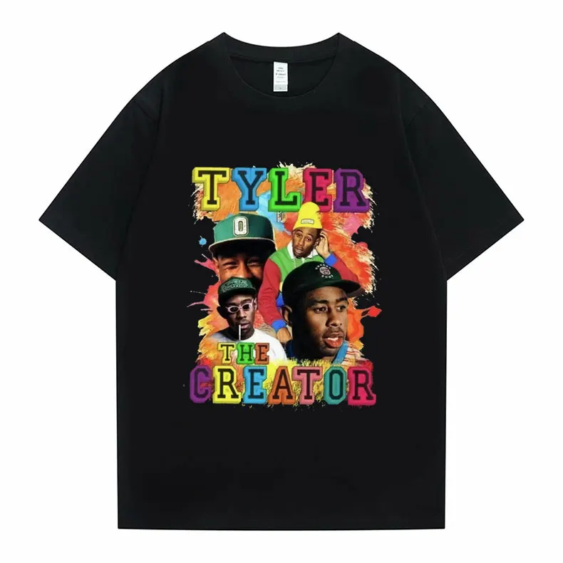 

Fashion Print Golf Wang Igor Tyler The Creator Rapper Hip Hop Music T-shirt Short Sleeve Men Women Oversized Tshirt Harajuku Tee